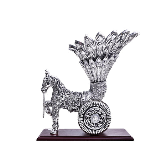 Sterling Horse Floral Vase