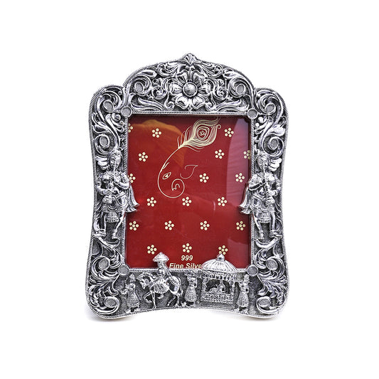 Silver Baraat Photo Frame