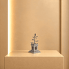 Silver Tulsi Plant Decorative Stand