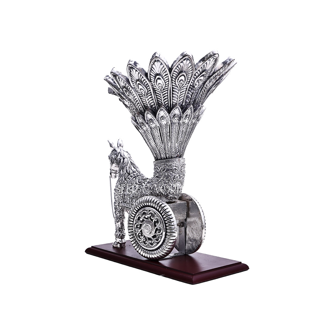 Sterling Horse Floral Vase