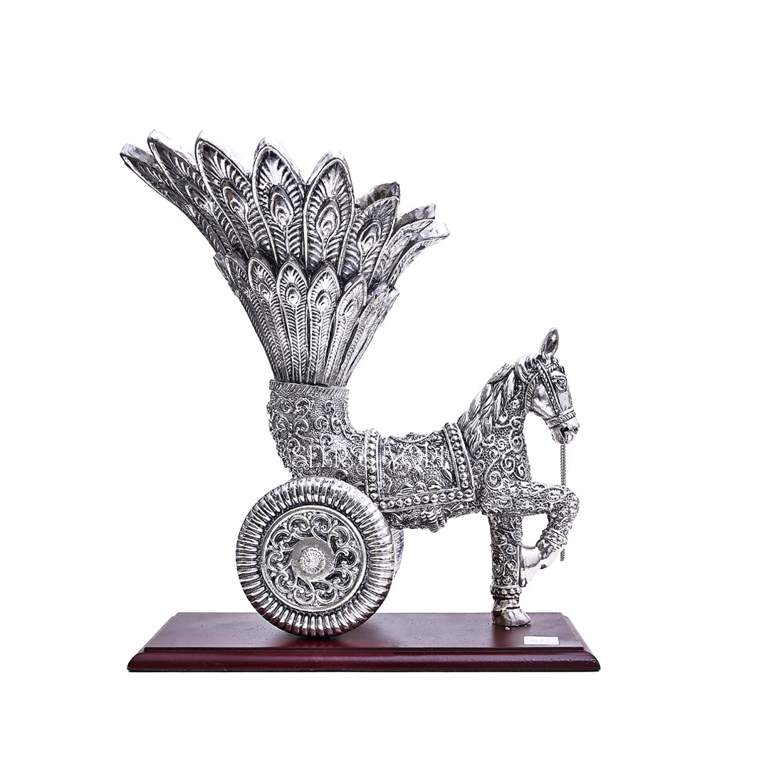 Sterling Horse Floral Vase