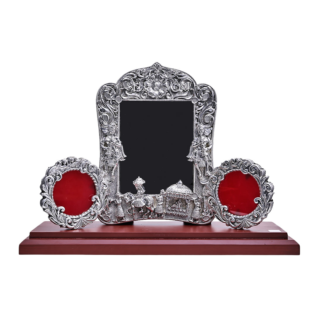 The Heritage Silver Wedding Card Frame