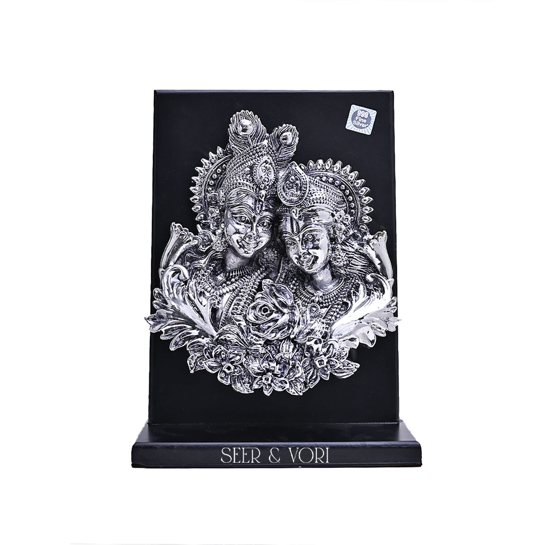 The Silver Radha-Krishna Ji