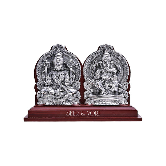 Shubhra Lakshmi Ganesh Silver Ensemble