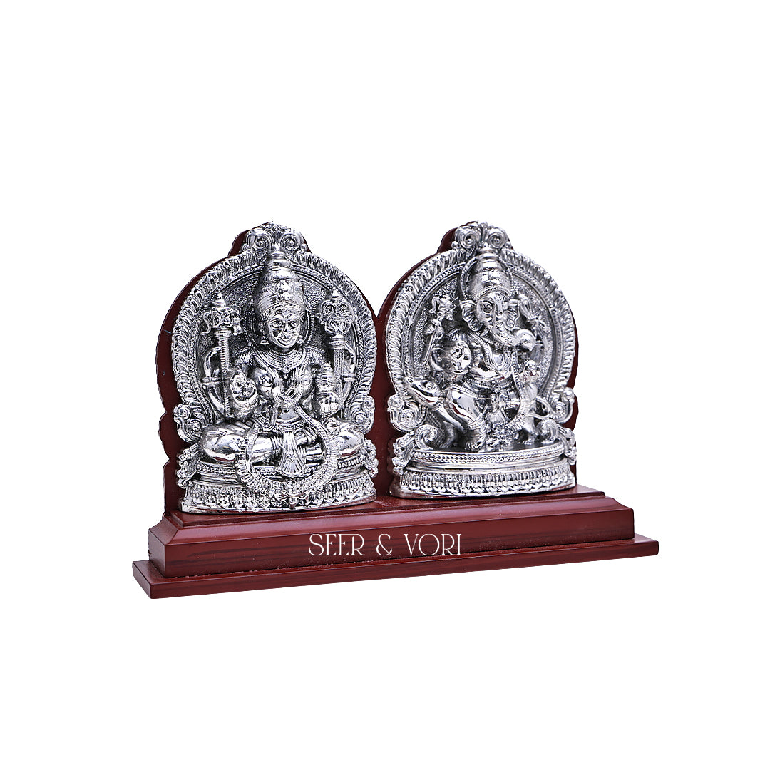 Shubhra Lakshmi Ganesh Silver Ensemble