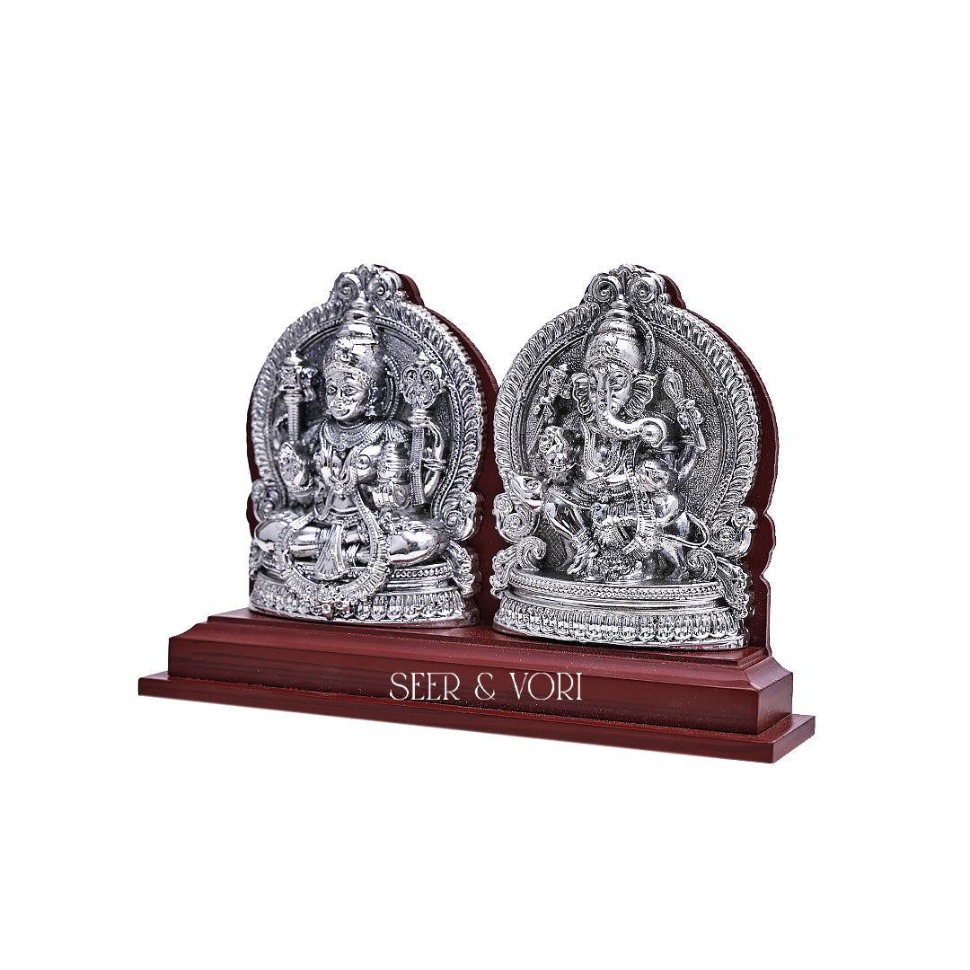 Shubhra Lakshmi Ganesh Silver Ensemble