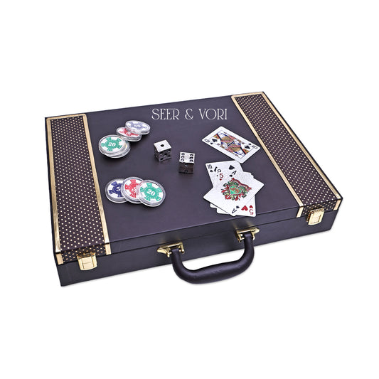 The Silver Gambit Poker Set