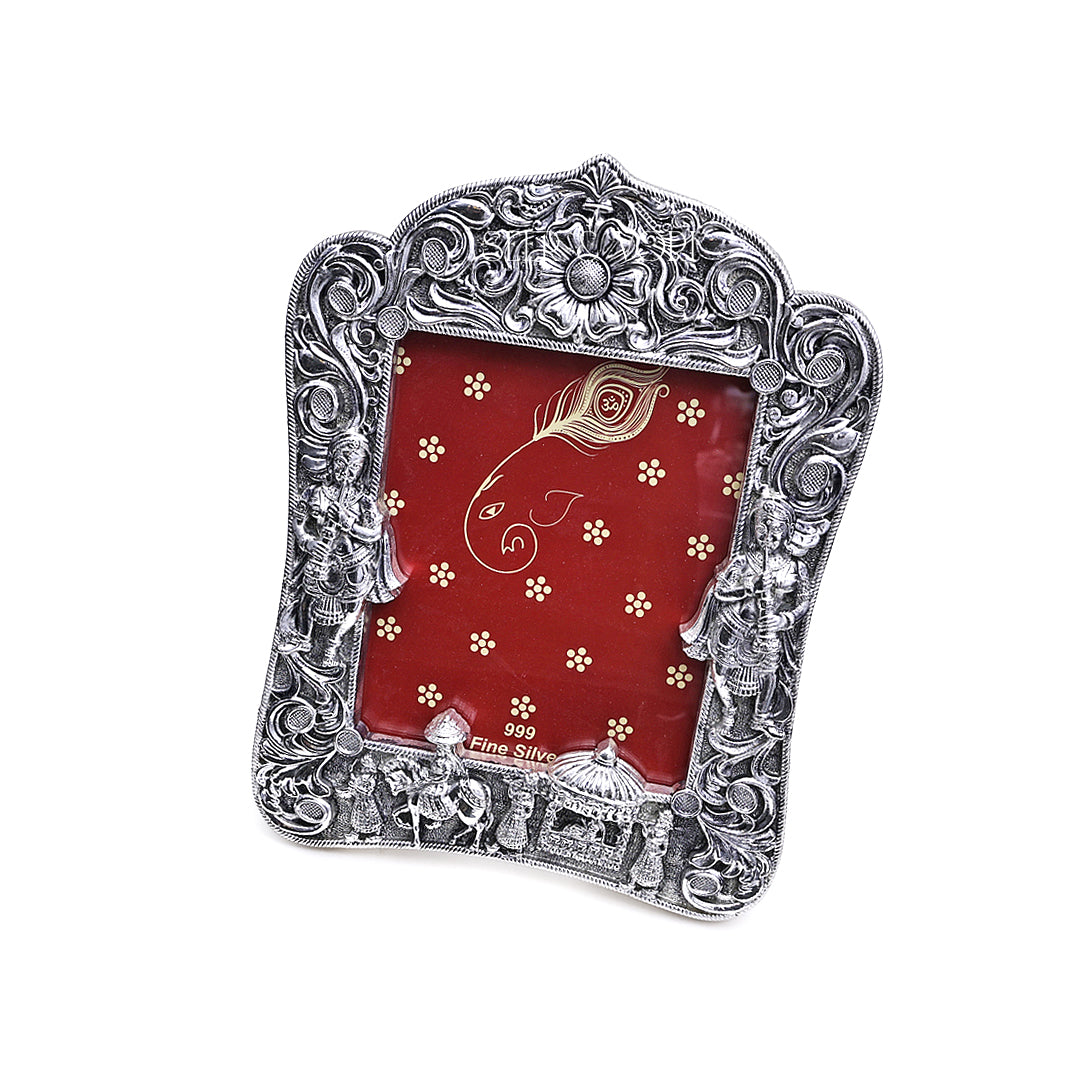 Silver Baraat Photo Frame