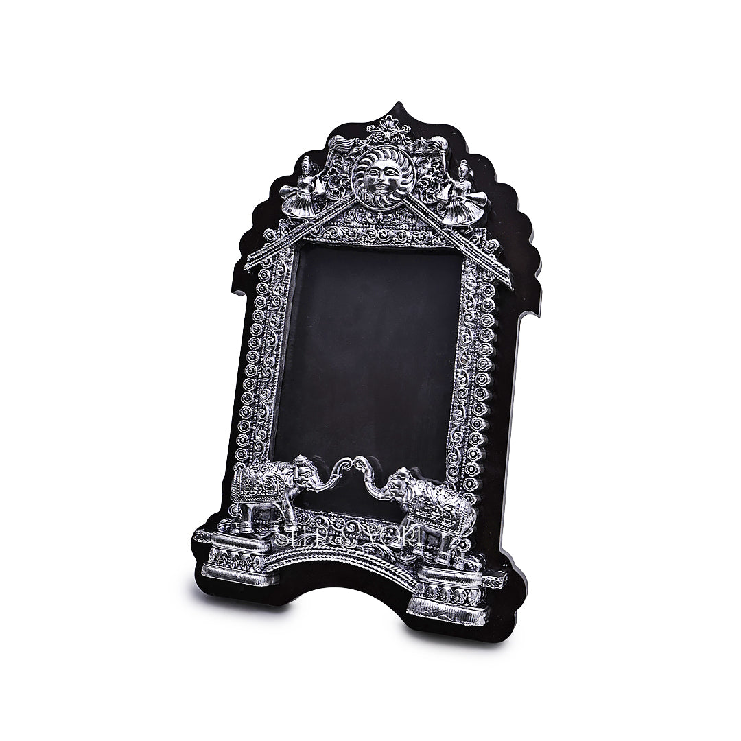 Silver Surya Elephant Heritage LED Frame