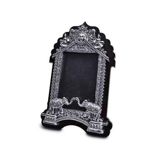 Silver Surya Elephant Heritage LED Frame