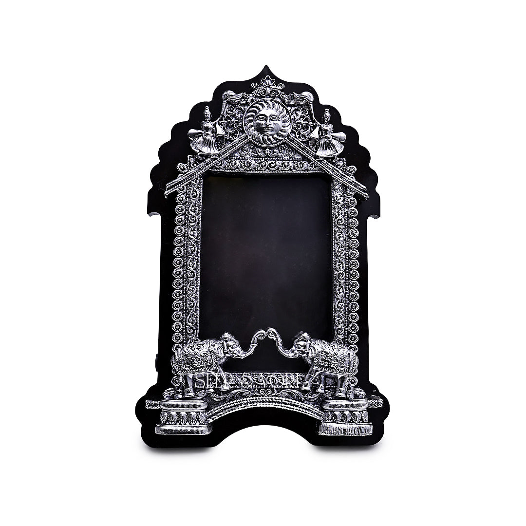 Silver Surya Elephant Heritage LED Frame