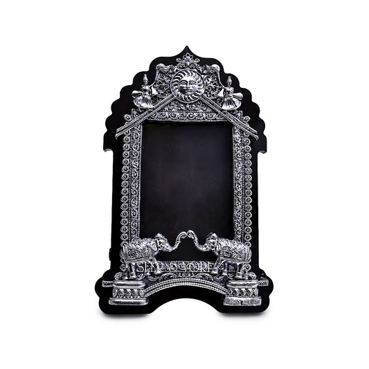 Silver Surya Elephant Heritage LED Frame
