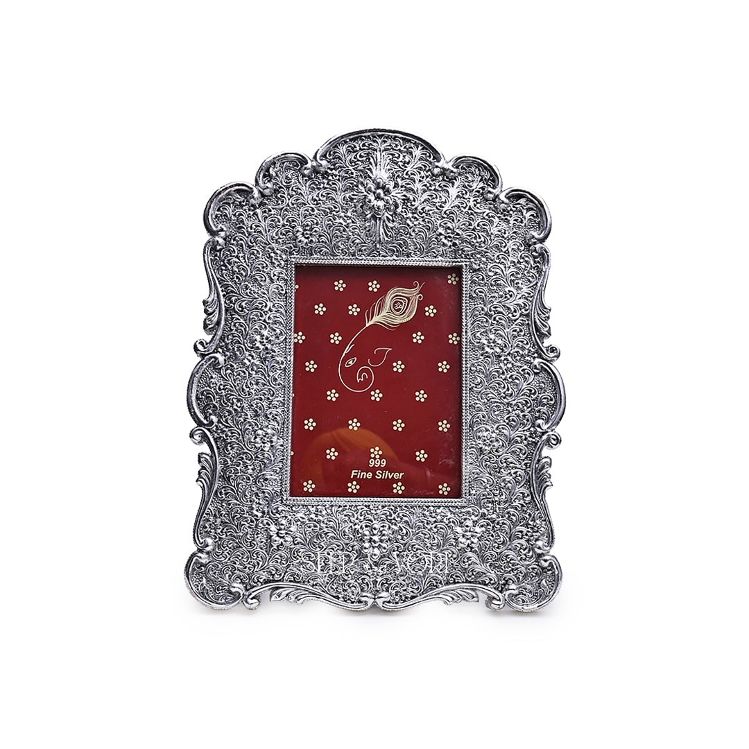 Silver Ambani Photo Frame