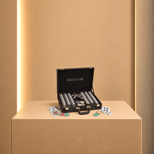 The Silver Gambit Poker Set