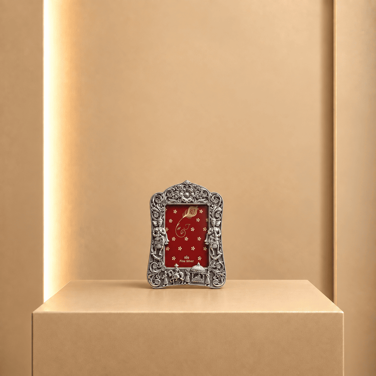 Silver Baraat Photo Frame