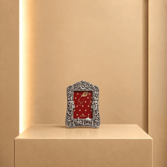 Silver Baraat Photo Frame