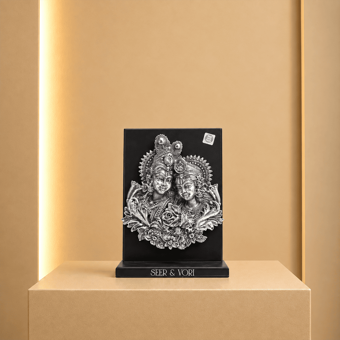 The Silver Radha-Krishna Ji