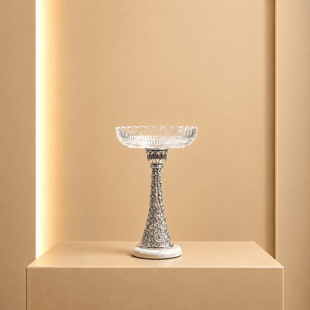 The Silver Heritage Glass Bowl
