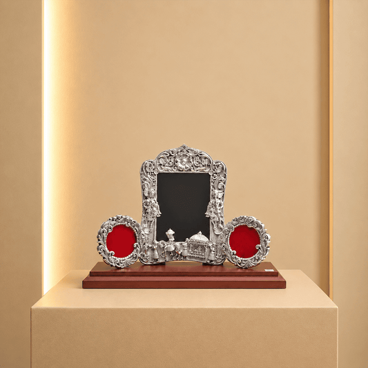 The Heritage Silver Wedding Card Frame
